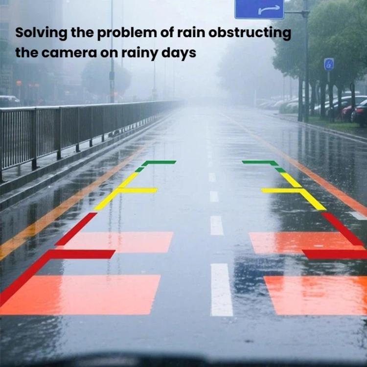 2pcs/Set Car Rear Camera Rain Shield Reverse Radar Rain Cover