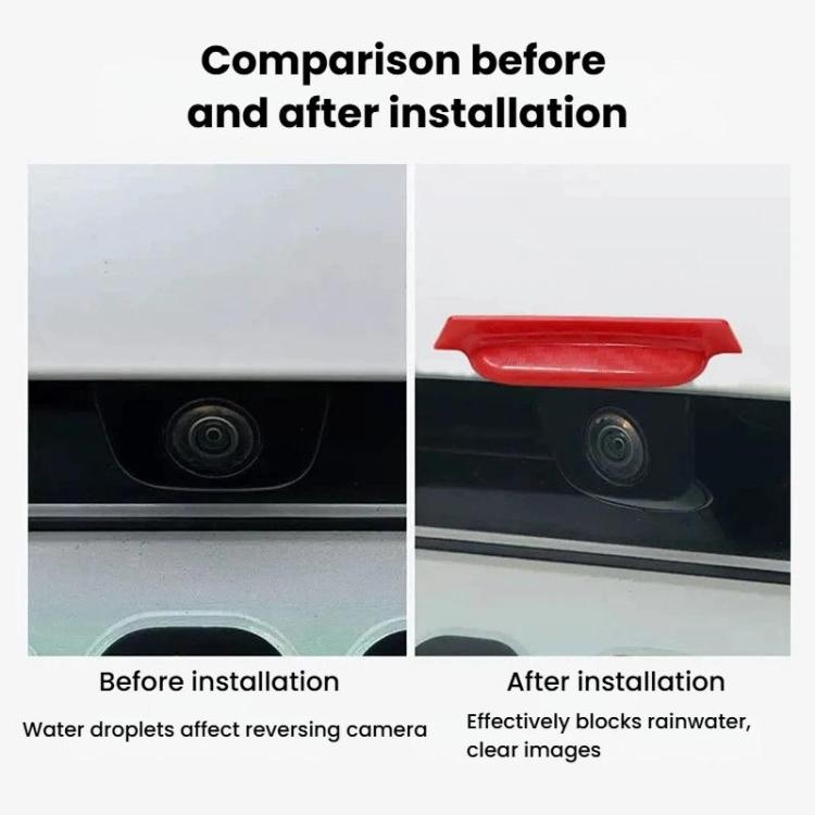 2pcs/Set Car Rear Camera Rain Shield Reverse Radar Rain Cover