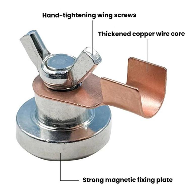 Magnetic Grounding Head Grounding Device Welder Ground Clamp, Small, Large