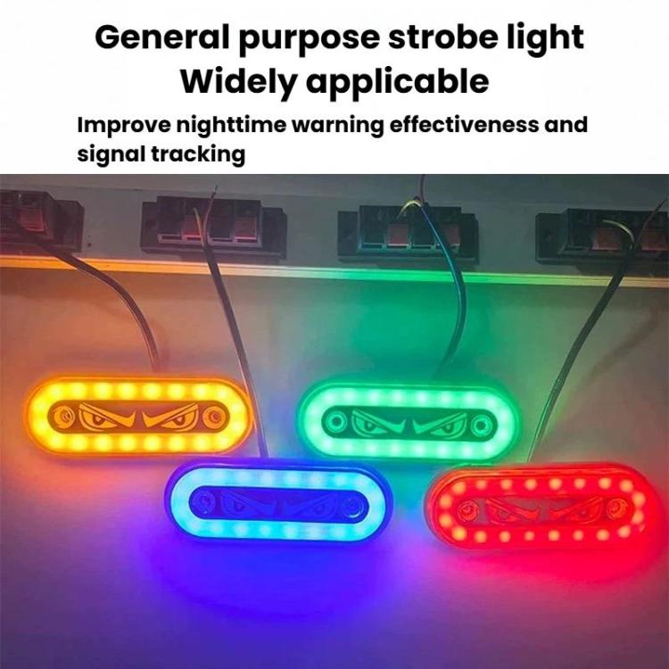 BD-0141 12V/24V Universal High-Brightness Waterproof Strobe Light Truck Cargo Box Light & Side Marker Light