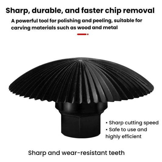 Shaped Milling Cutter Sanding Disc Woodworking Sanding Carving Metal Head Angle Grinder Metal Sanding Head, M14