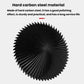 Black hard-tooth milling cutter grinding disc, circular serrated teeth