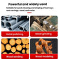 4-panel use collage: metal polishing, metal grinding, wood sanding, wood modeling