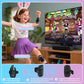 Wrist and leg strap accessories with black Joy-Con attachment modules