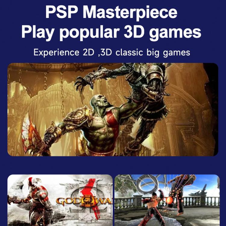 Retro game console banner highlighting 2D and 3D classic game play
