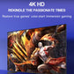 Wireless game console supporting 4K HD gameplay display