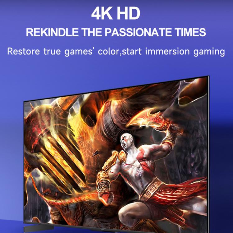 Wireless game console supporting 4K HD gameplay display