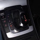 Installed illuminated LED gear shifter knob with red-lit P, R, N, D/S indicators