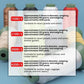 Assorted nylon sewing thread spools in multiple colors with size guide card.