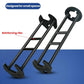 Black multi-function faucet wrench set with reinforcing ribs and multiple bayonet slots