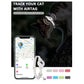 Pet Cat Tracker Collar With S10 GPS Locator, Compatible with Apple Find My, Compatible with Google Find My, Dual System for iOS & Android