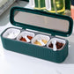 Household 4-Grid Seasoning Box Kitchen Spice Storage Container