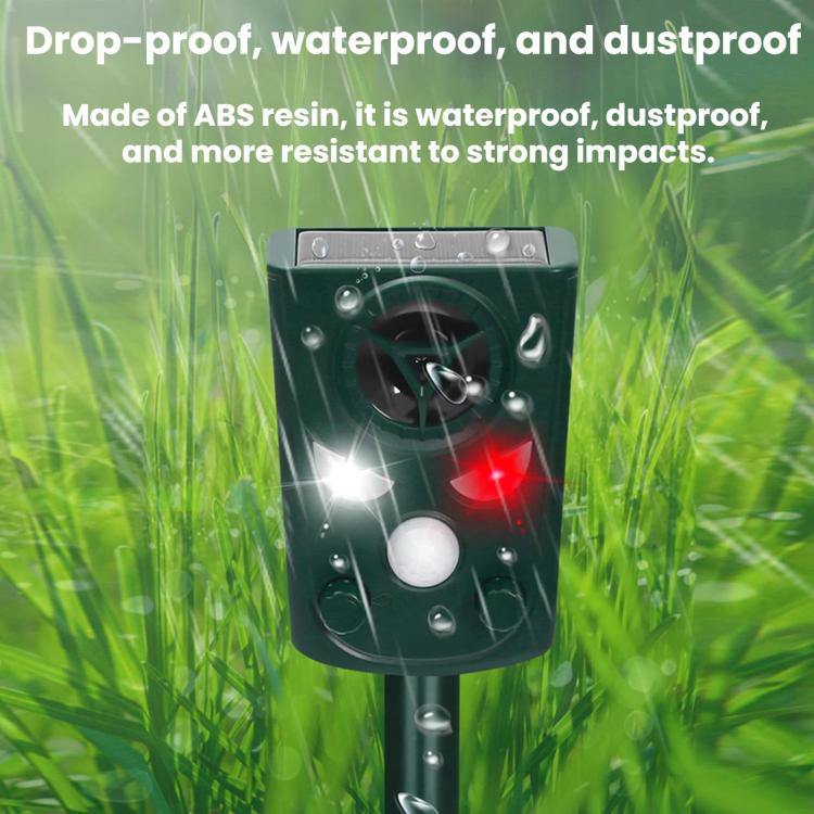 Five-Level Frequency-Modulated Outdoor Ultrasonic Solar-Powered Animal Repellent Device, 711