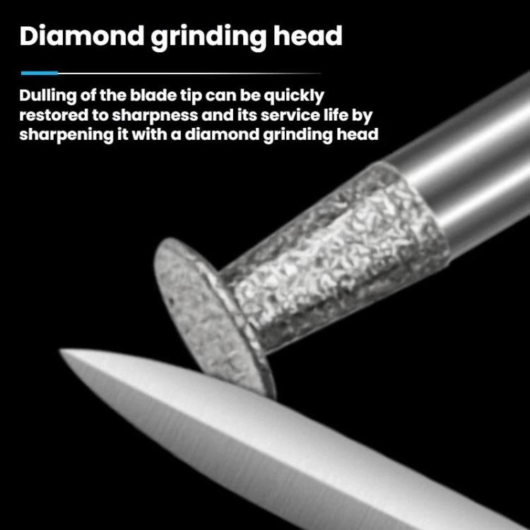 Sword Shape Engraving Sharp Knife Electric Grinder Engraving Line Engraving Drill Bit Tool, 6pcs /Box 3.0mm, 6pcs /Box 2.35mm