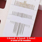 Gold-eye milliners hand sewing needles, size 3/9, 16 needles in white holder