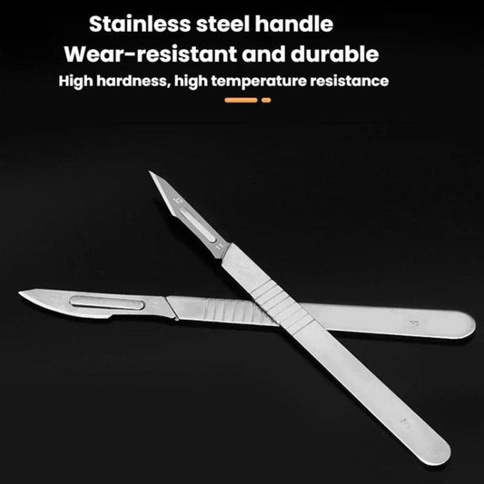 JunBei 11pcs /Set Fruit Carving Knife Set Cell Phone Repair Disassembly Auxiliary Blade Knife Handle, No.23, No.11