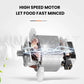 High speed electric meat grinder motor housing with front grinding head