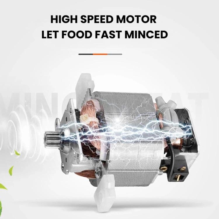 High speed electric meat grinder motor housing with front grinding head