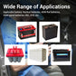 OBD2 fuel injector diagnostic tool battery test modes with multiple battery types