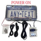 US Standard Fog Version License Plate Frame Remote-Controlled Car License Plate Protector, US Standard Single