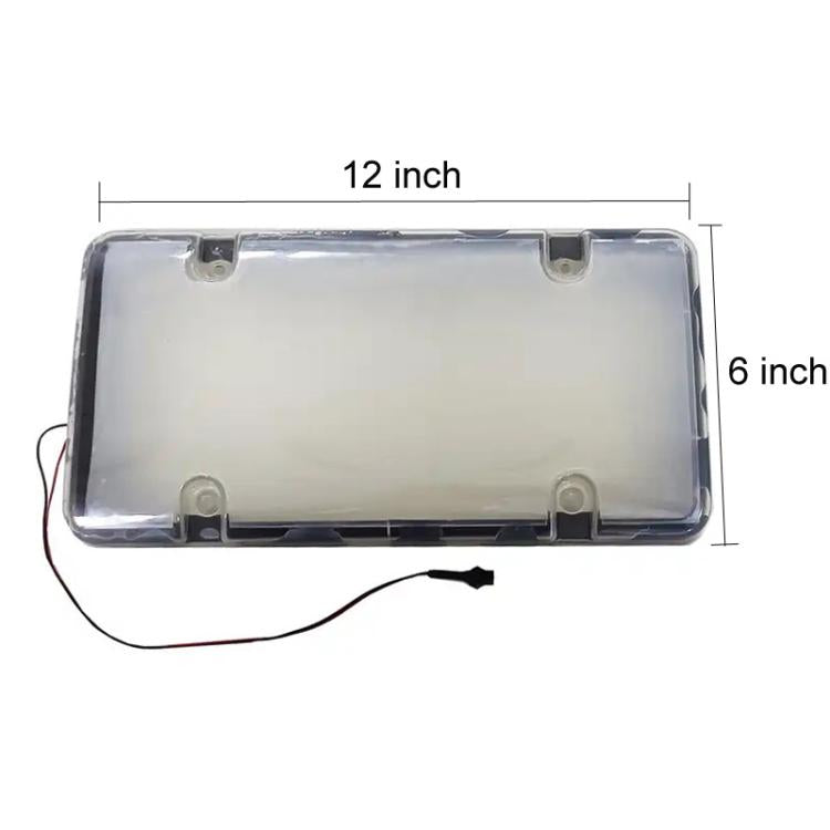 US Standard Fog Version License Plate Frame Remote-Controlled Car License Plate Protector, US Standard Single