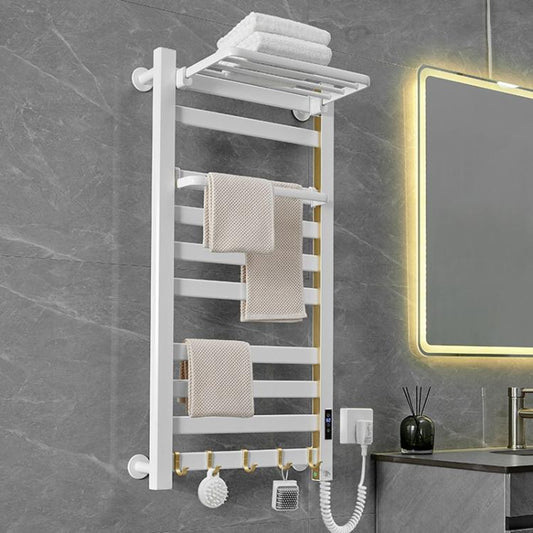 Smart Touchscreen Display Electric Heated Towel Rack Bathroom Drying Rack, Large Platinum Right Wiring, Large Platinum Left Wiring, Large White Right Wiring, Large White Left Wiring, Large Black Right Wiring, Large Black Left Wiring                    ...
