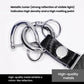 Carbon Fiber Pattern Car Keychain Metal Key Ring