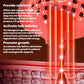 Close-up of red laser hair growth cap LEDs shining through the inner grid