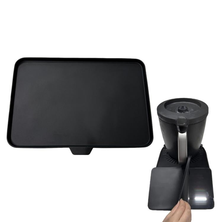 Black silicone screen protection cover with molded edge tab