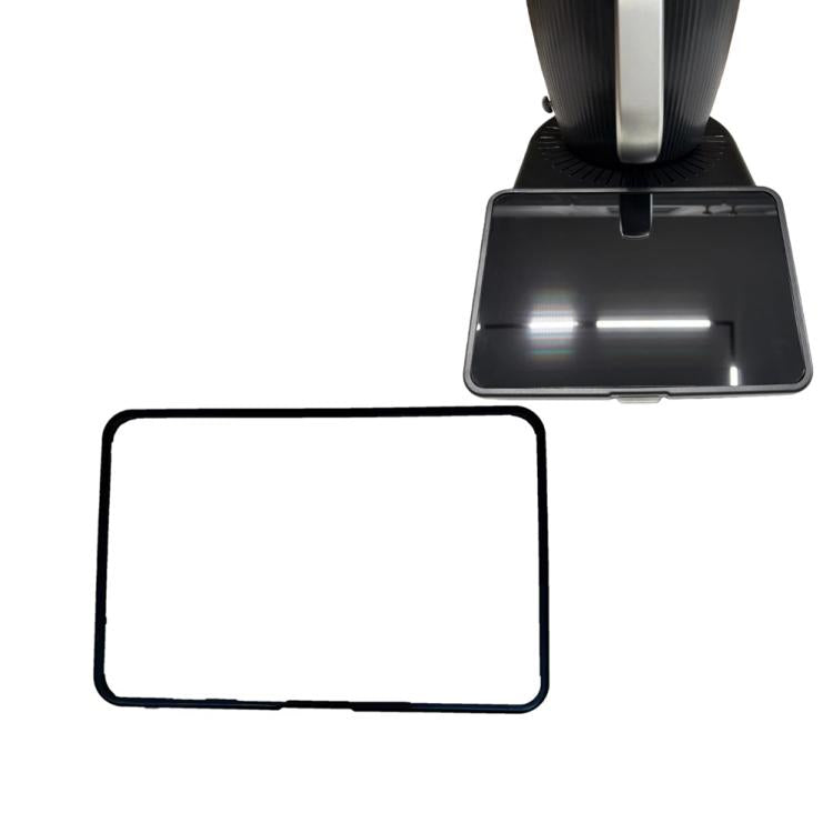 Thermomix TM7 screen protection frame, black border with clear display opening