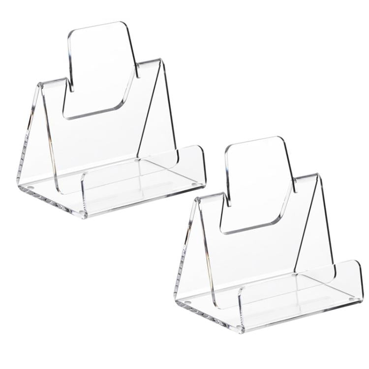 Acrylic Book & Brochure Display Stand For Office, Home, Restaurant, Single, Double