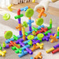 Children Large-Particle Building Blocks Pipe Assembly Toys+Storage Bin, 138pcs /Set, 178pcs /Set, 222pcs /Set