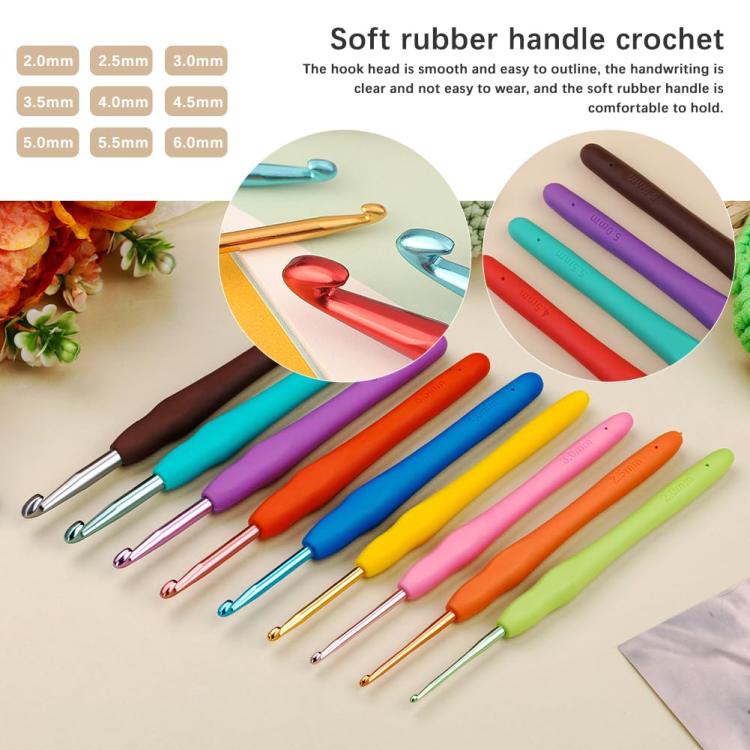 59pcs /Set DIY Crochet Yarn Knitting Tool Kit Set, 59pcs /Set