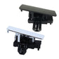 Glove box handle assembly, black housing with chrome bar and brackets