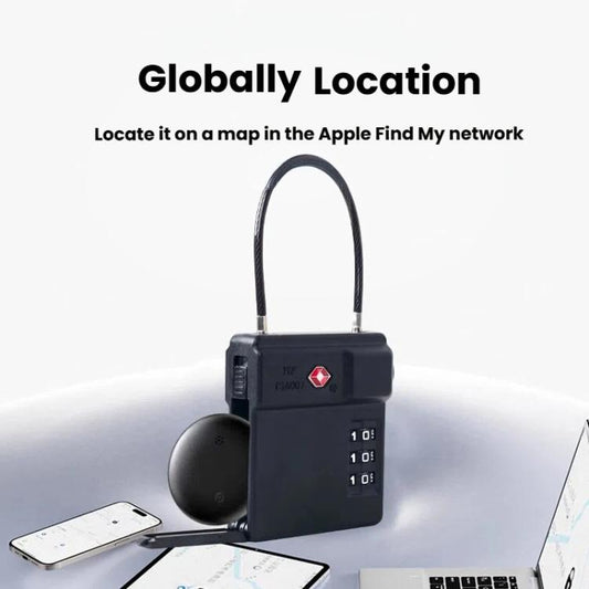 TSA Combination Luggage Lock AirTag-Compatible Lock, Without Locator, With Locator