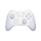 White mechanical game controller with dual analog sticks and ABXY button layout