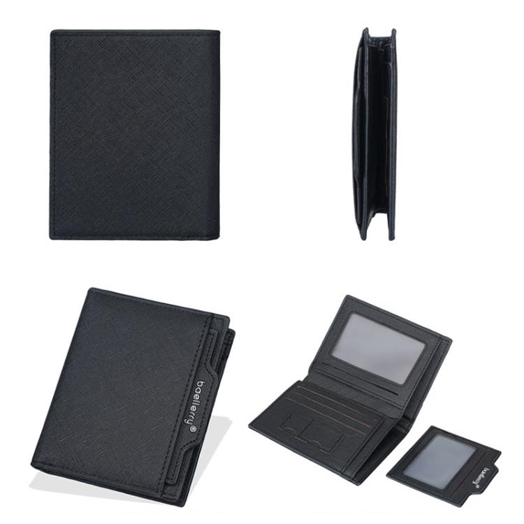 Baellerry D3152 Men Compact Wallet Business Casual Multi-Card Holder
