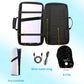 Black PS5 Pro carry case with zip pockets and side storage straps