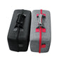 PS5 Pro console carry case in black and gray with molded interior and red accents