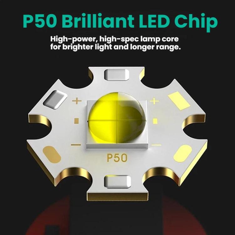 LED light circuit chip with P50 marking for brighter flashlight output