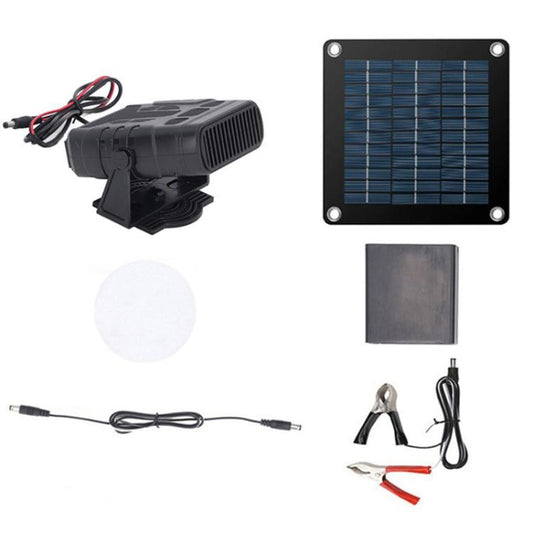 Portable Solar-Powered Car Heater Dual-Mode Winter Heating Device, 20W, 30W