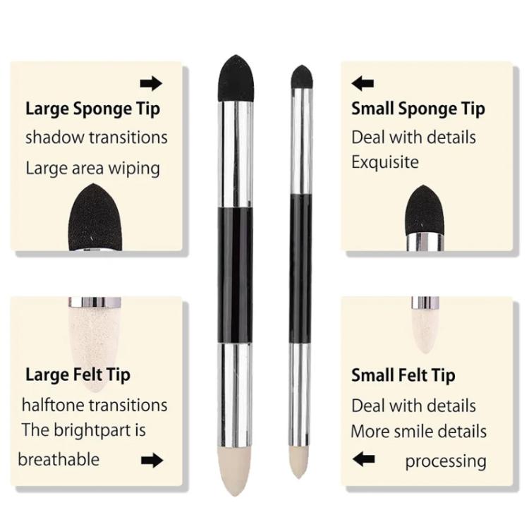 36 In 1 Sketch Drawing Set Blending Stumps Tortillons & Sponge Tools with 24 Replaceable Tips, 36 In 1