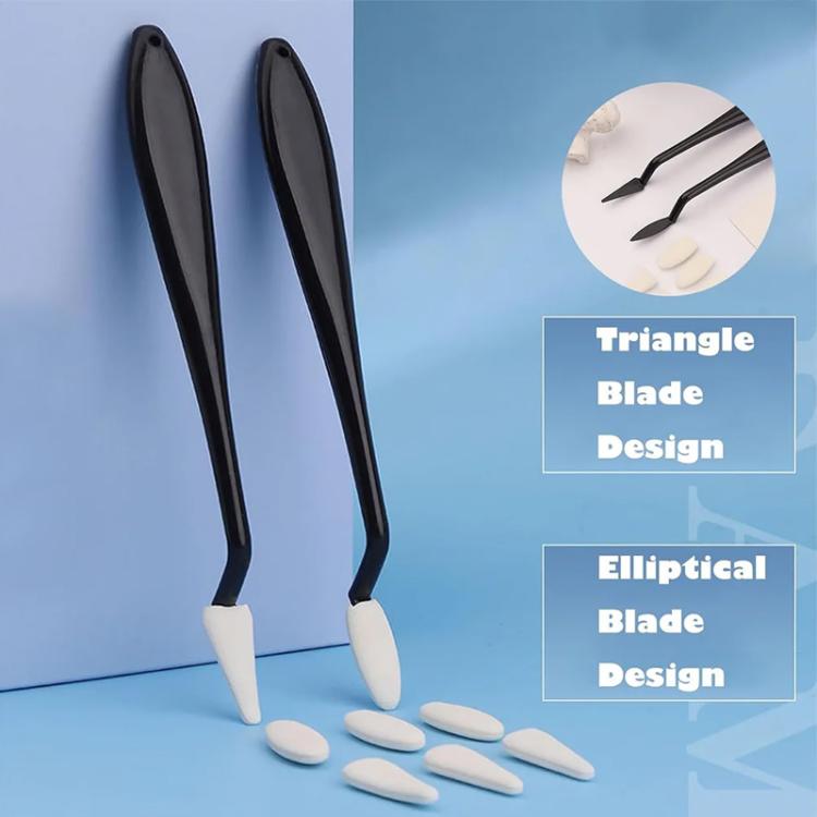 36 In 1 Sketch Drawing Set Blending Stumps Tortillons & Sponge Tools with 24 Replaceable Tips, 36 In 1