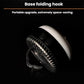 Mosquito repellent fan lamp base with folding hook for hanging