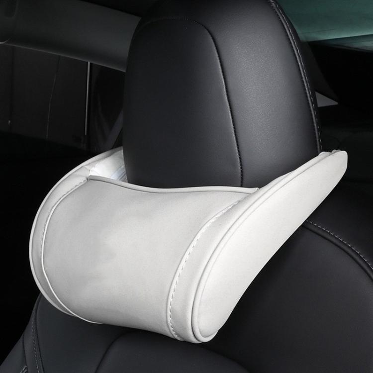 For Tesla Model 3/X/S Leather Seat Neck Pillow