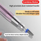 Purple nail drill handpiece with metallic body and pointed tip, shown angled