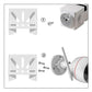 Stainless Steel Security Camera Corner Mount For Eufy SoloCam S340 / Reolink Trackmix / TP-Link Tapo C425 / C500