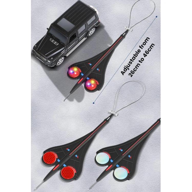 Luminous + reflective exhaust grounding anti-static strap set with three glowing red pads