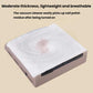 White nail dust filter pad on vacuum base collecting nail residue