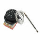 Electric temperature control thermostat switch with dial and stainless probe wire